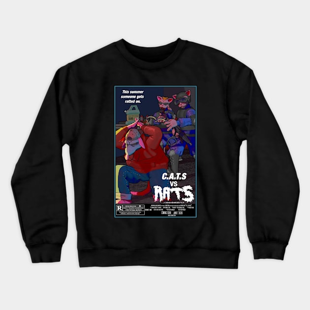 C.A.T.S. vs Rats Crewneck Sweatshirt by Spagott